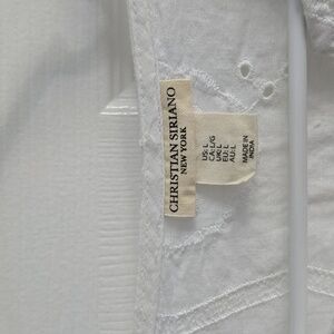 Christian Siriano White Blouse, Never Worn.